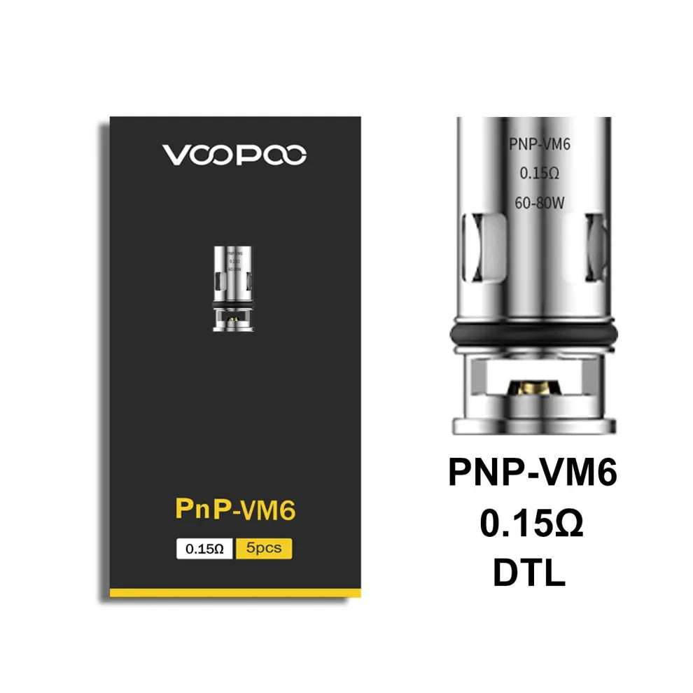 VooPoo PnP Coils (5 Pack)