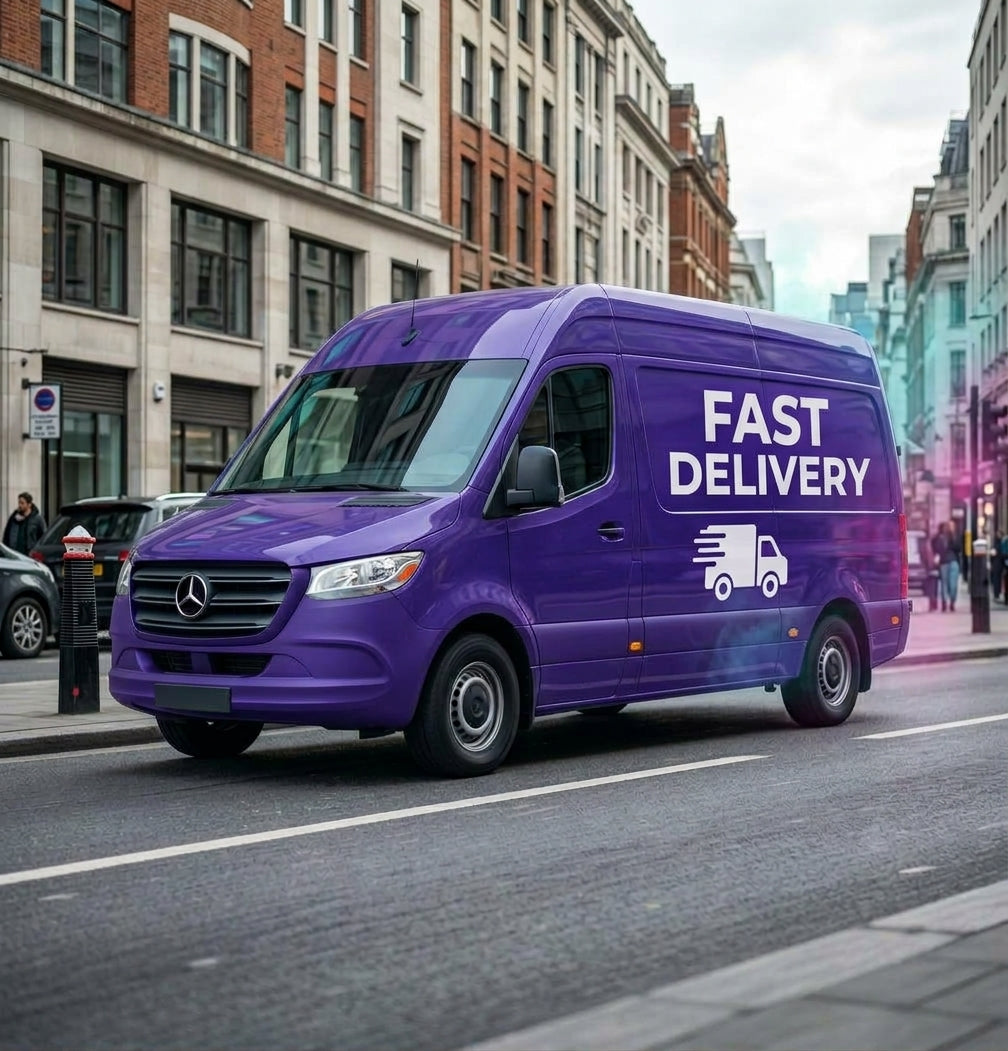 Vape King local delivery van